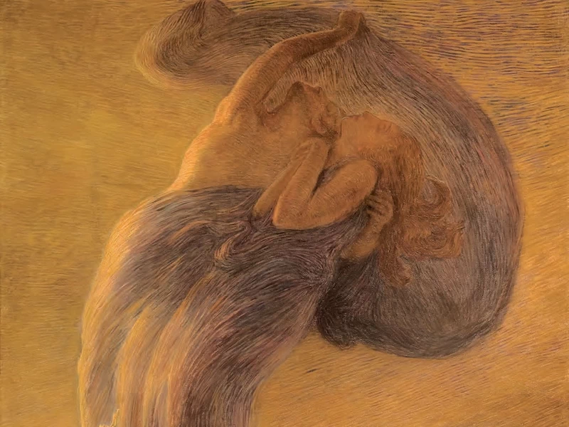 1852-Gaetano Previati - Il sogno (1912)